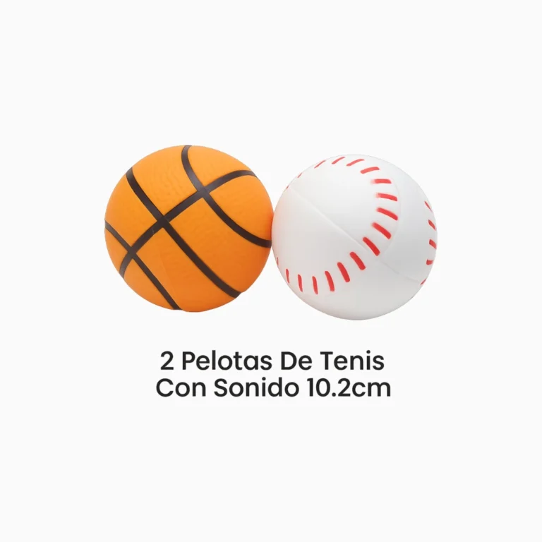 2 pelotas de tenis con sonido
