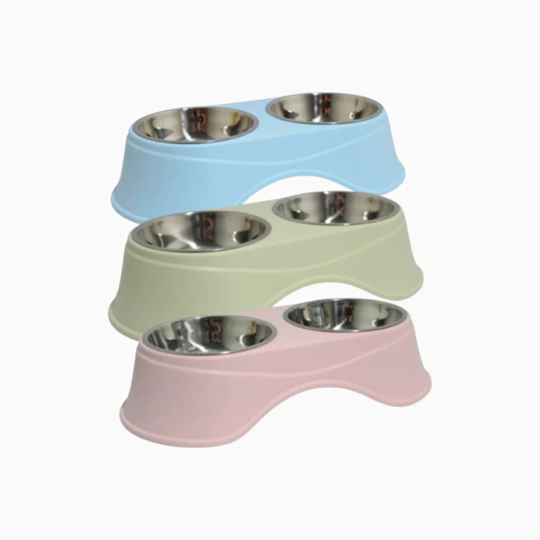 Plato Acero Inoxidable Doble En Altura