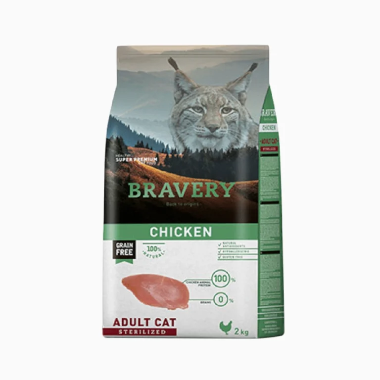 bravery cat chicken sterilizado