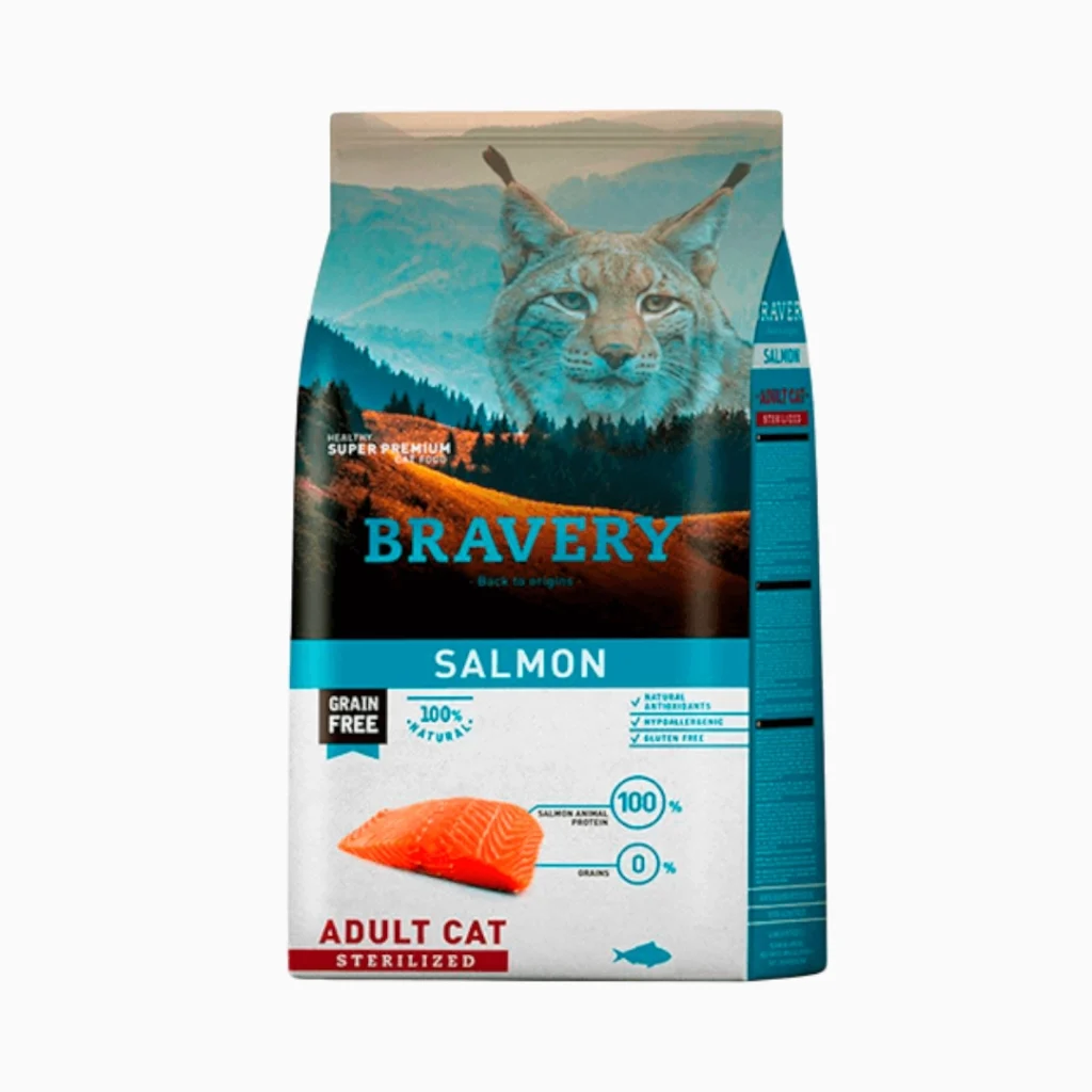 bravery cat salmon sterilizado
